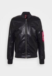 Alpha Industries - Kunstlederjacke - black Thumbnail-Bild 1