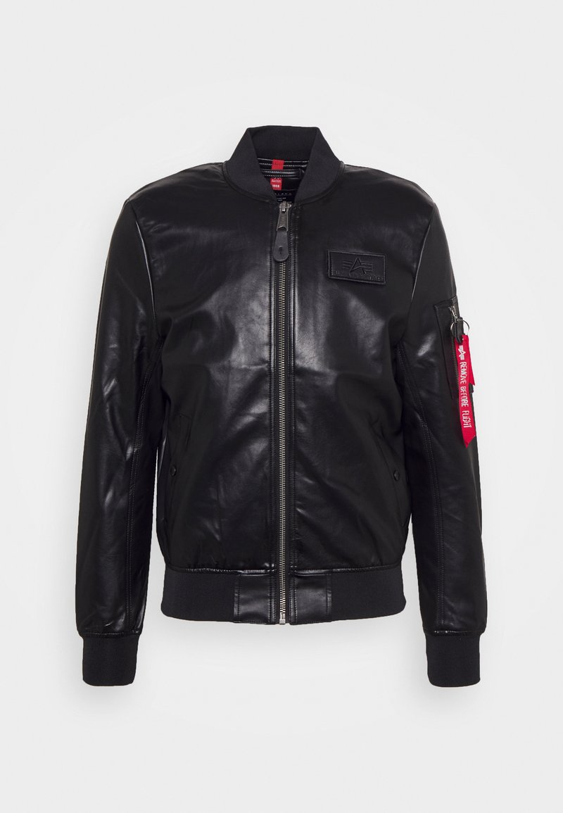 Alpha Industries - Kunstlederjacke - black, Vergrößern