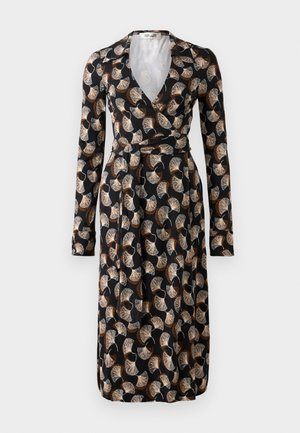 WRAP DRESS - Rochie din jerseu - black