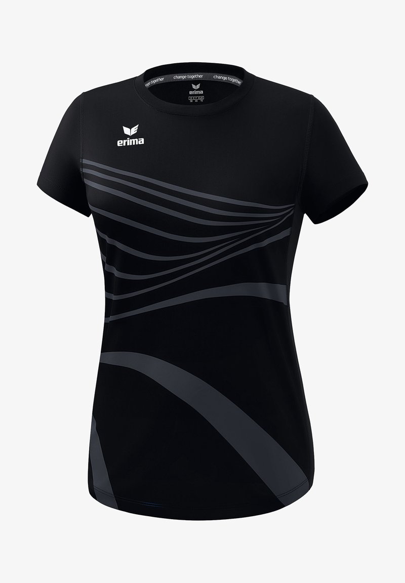 Erima RUNNING - RACING - Sport T-shirt - schwarz