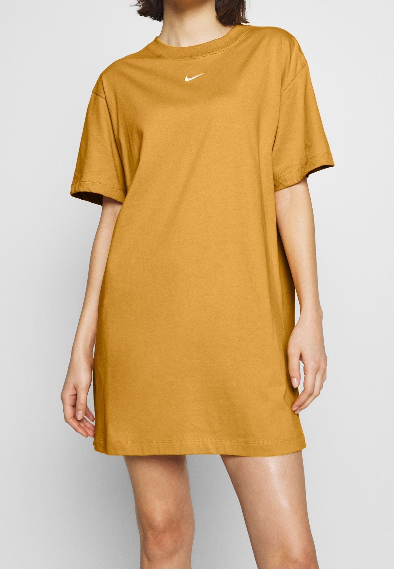 yellow nike t shirt dress