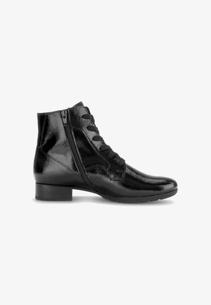 Gabor, GABOR SCHNÜRSTIEFELETTE - Veterboots - black