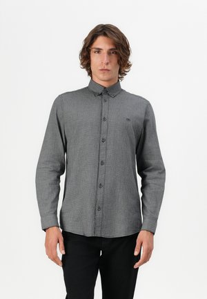 TOM TAILOR STRUCTURED SHIRT - Shirt - navy/multi coloured