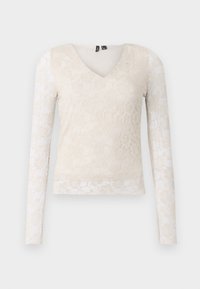 VMIBEN V NECK - Topper langermet - pumice stone