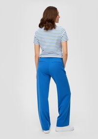 s.Oliver REGULAR MIT BÜGELFALTEN - Püksid - royalblau