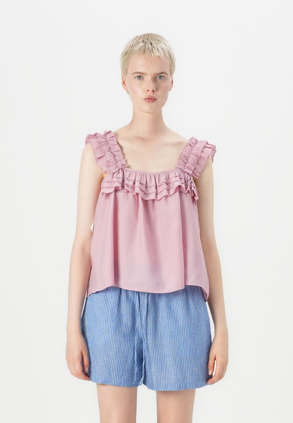 VMCLARA FRILL - Blouse - lilas