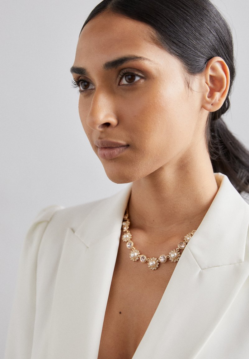 Marchesa FRONTAL - Κολιέ - gold-coloured/cream