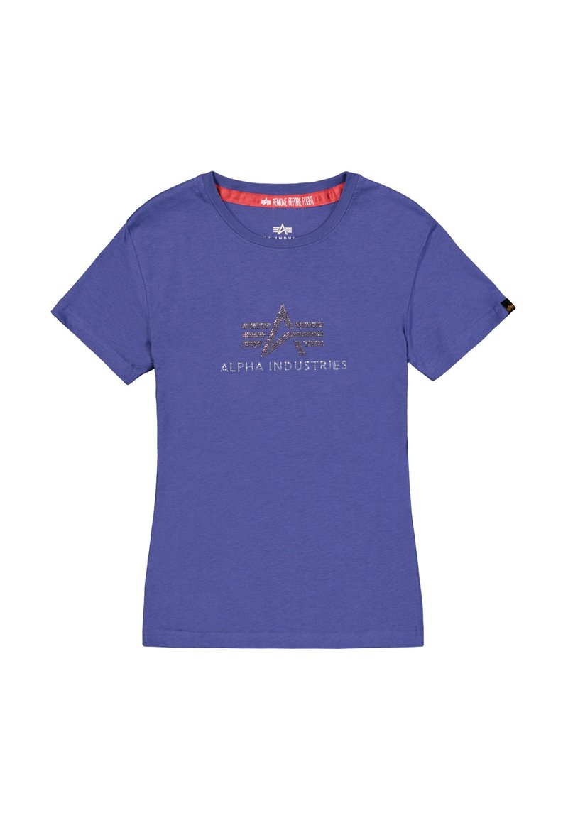 alpha industries T-shirt print paars