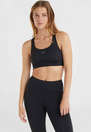 HYBRID POLYGIENE   - Light support sports bra - black out