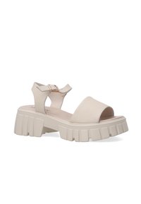VENEZIA Sandály na platformě - beige