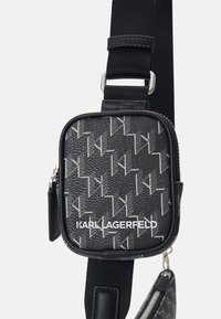 KARL LAGERFELD MONO KLASSIK ZIP SET - Rankinė per petį - dark grey