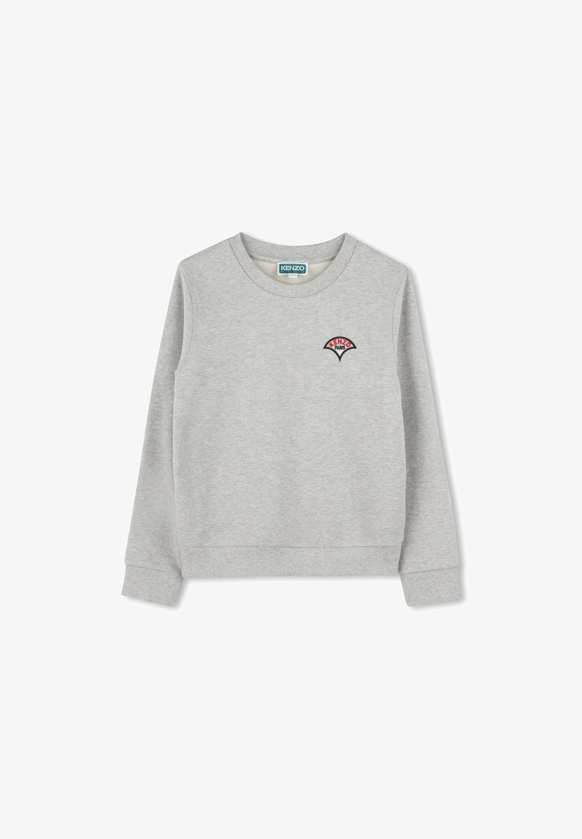 KENZO kids BRODÉ EN Sweatshirt gris clair chine/grey Zalando