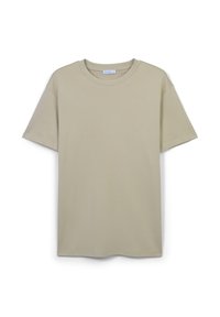 GIROCOLLO  - T-shirt basic - beige