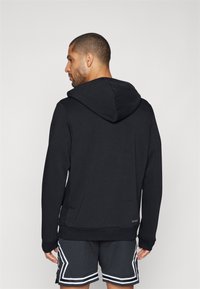 Nike Performance NBA CITY EDITION BROOKLYN NETS HOODY - Klubové oblečenie - black/white