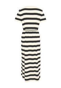 InWear LONG - Maxi ruha - black whisper white