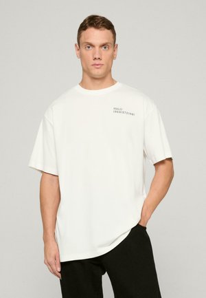 T-shirt con stampa - marshmallow