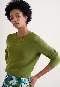 Seasalt Cornwall MAKERS - Stickad tröja - green dark citron