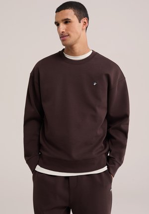 WE Fashion, Sudadera - dark brown