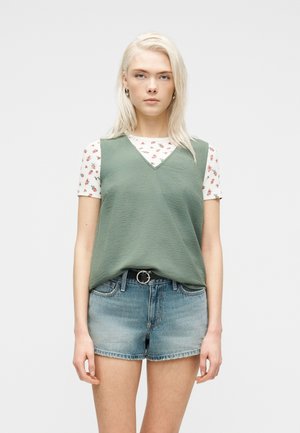 VMALVA V NECK - Top - laurel wreath