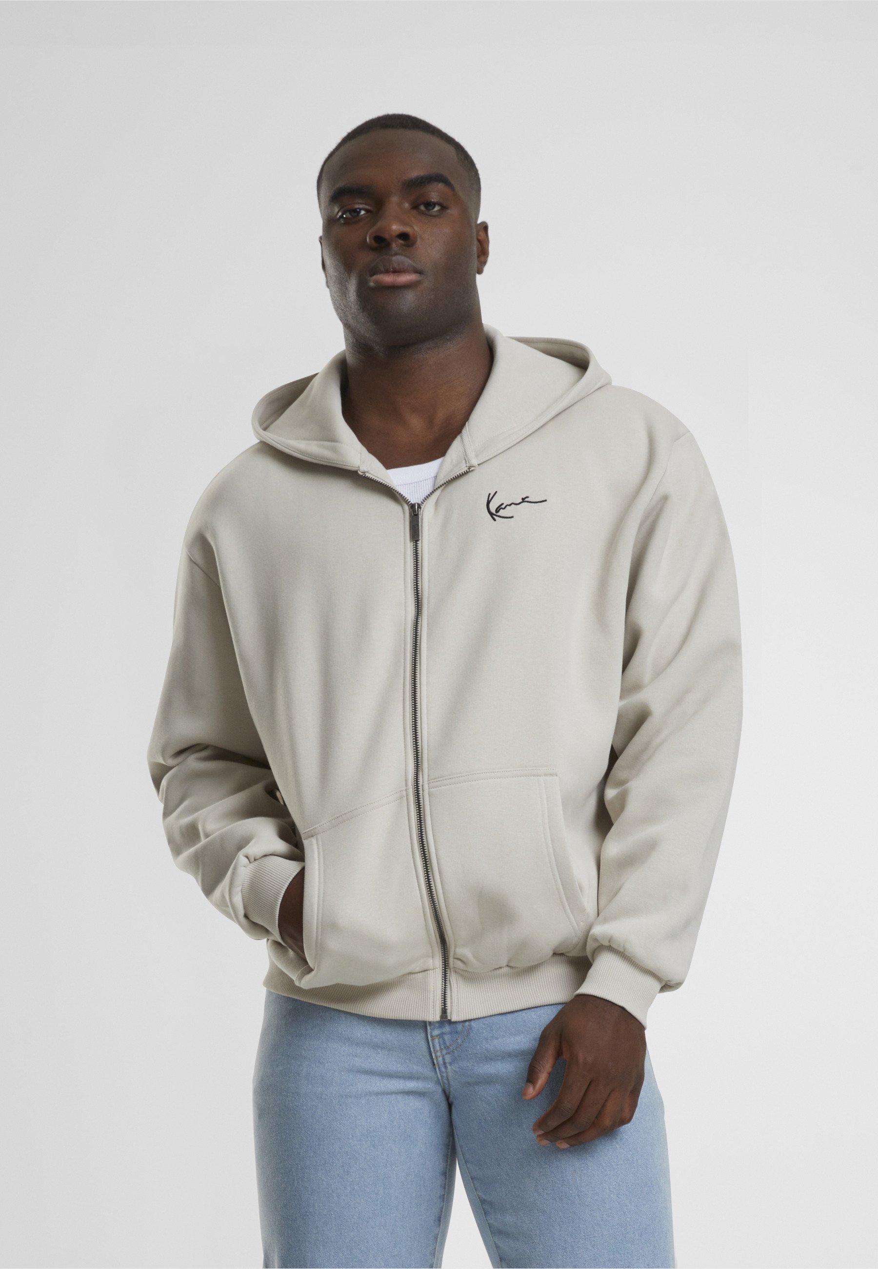 Karl Kani CHEST SIGNATURE ESSENTIAL ZIP HOODIE UNISEX - Zip-up