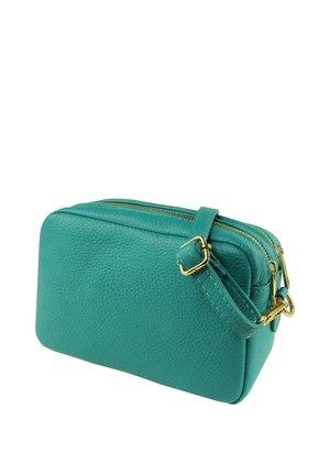 DrachenLeder UMHÄNGE - Cross body bag - türkis