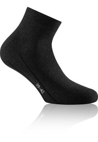 Rohner Advanced Socks BASIC UNISEX QUARTER 6ER PACK-PLUS - Calze - schwarz