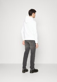 Calvin Klein Jeans MONOCHROME INSTITUTIONAL HOODIE - Camisola - bright white