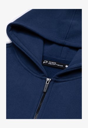 Ombre WITH PRINTS - Sweater met rits - navy