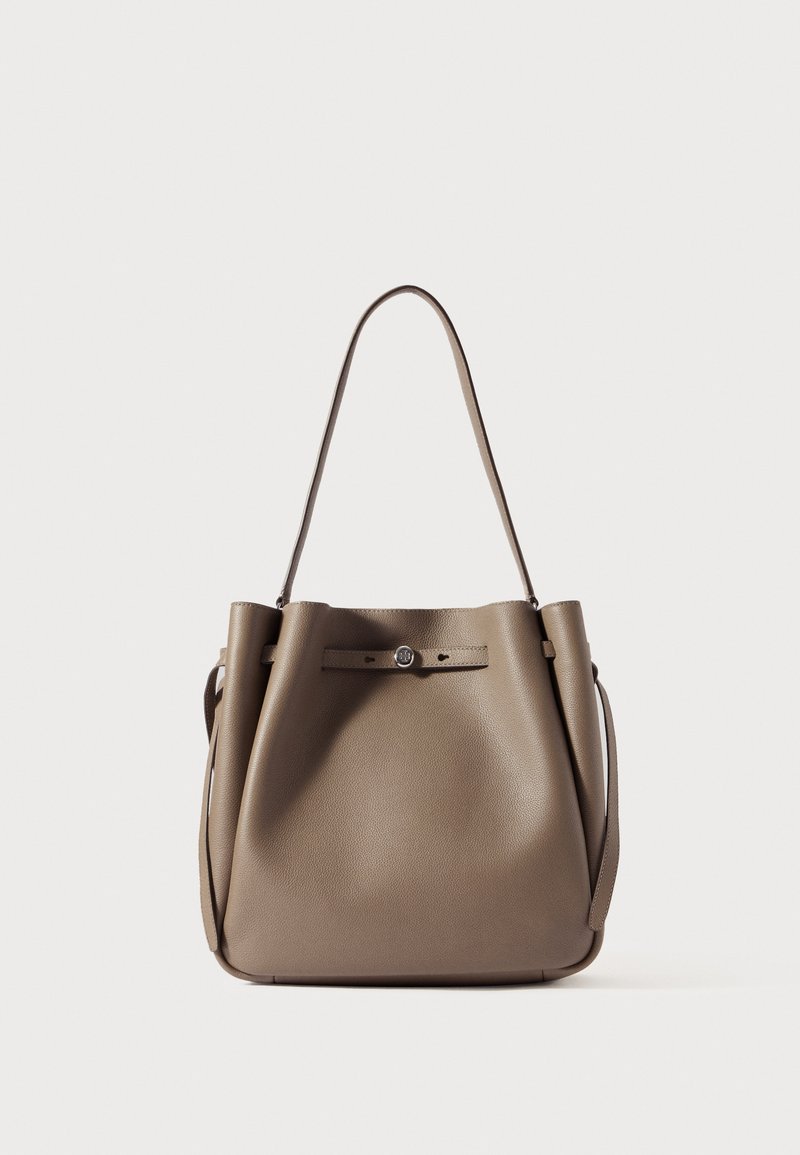 Tory Burch ROMY LARGE BUCKET BAG - Rankinė - wild mushroom/rausvai ...