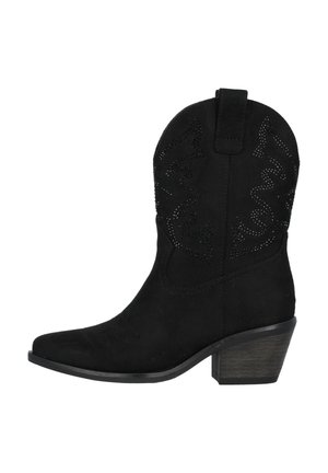 MELDY - Cowboy/biker ankle boot - schwarz