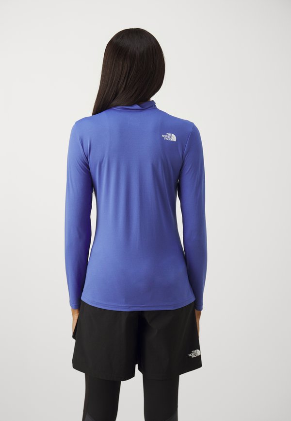 FLEX 1/4 ZIP TEE SLIM - Long sleeved top - indigo plum4
