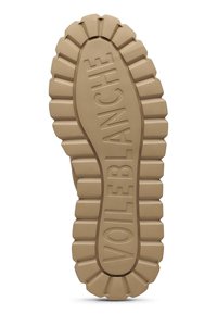 Voile Blanche GRENELLE CHELSEA - Botines con plataforma - hellbraun