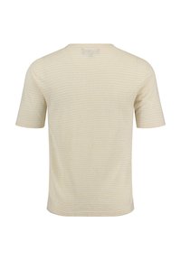 Key Largo FREQUENCY RINGEL ROUNDNECK - Camiseta estampada - beige