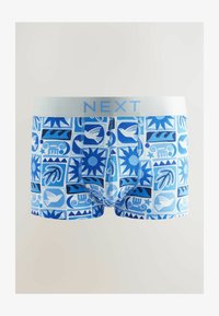 Unselected, blue tile pattern