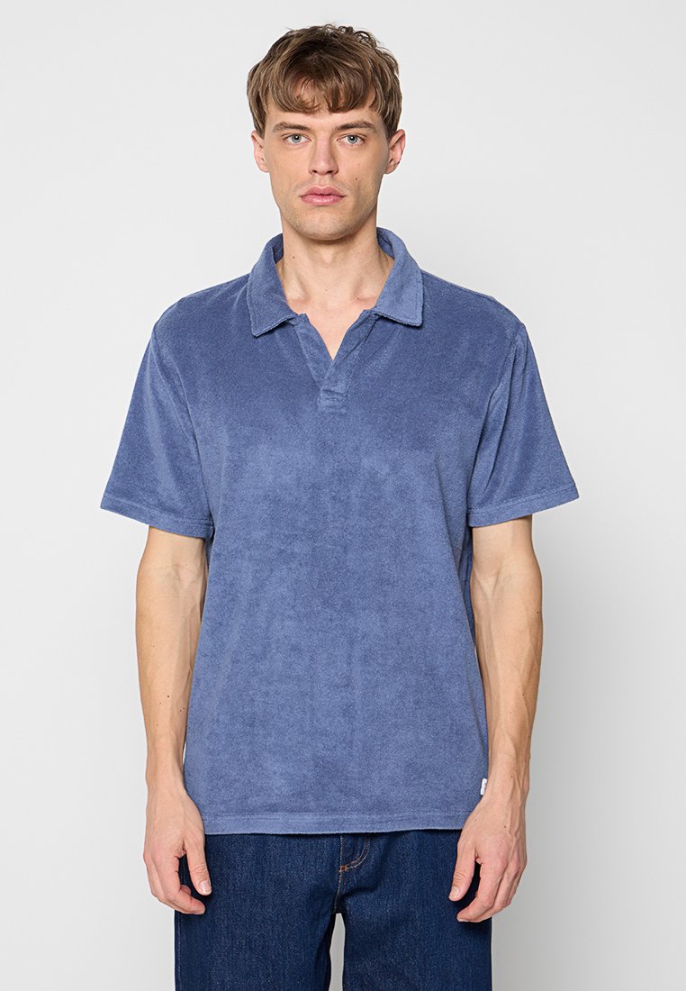 KnowledgeCotton Apparel Poloshirt lichtblauw