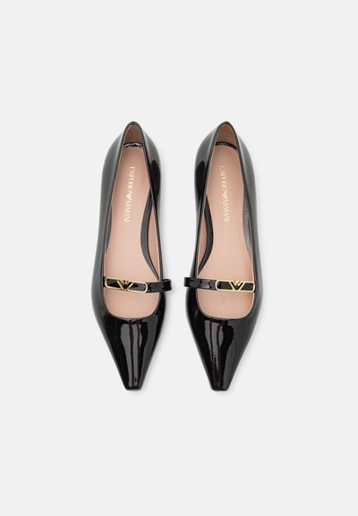 Emporio Armani ELOISE - Ankle strap ballet pumps - nero