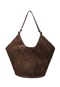 SHOULDER - Borsa a mano - marrone scuro
