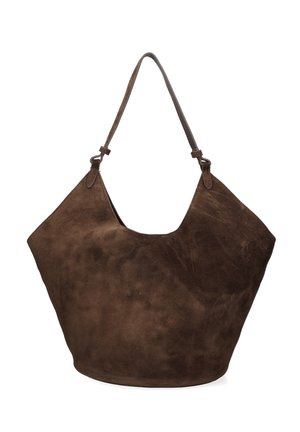 SHOULDER - Handtasche - marrone scuro