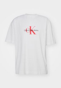 ARCHIVAL MONOLOGO TEE UNISEX - T-shirts print - bright white