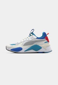 Unselected, white/tropical blue