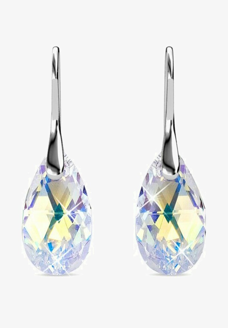 MYC Paris TEARDROP  - Boucles d'oreilles - argenté / blanc brillant