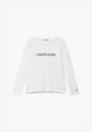 INSTITUTIONAL LOGO - Top s dlouhým rukávem - white