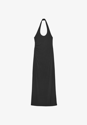 Stradivarius, HALTER NECK MIDI DRESS - Robe en jersey - black