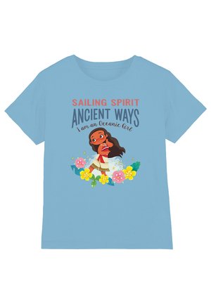 MOANA SAILING SPIRIT - Print T-shirt - light blue