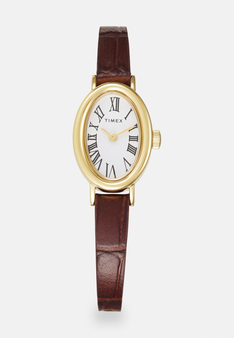 Bracelet Montre Cavadini En Cuir Véritable - Boucle 18-26mm Brun - Neuf Avec étiquettes