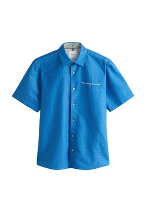 Next, SHORT SLEEVE TRIMMED . - Camicia - blue