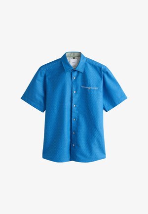 Next, SHORT SLEEVE TRIMMED . - Chemise - blue