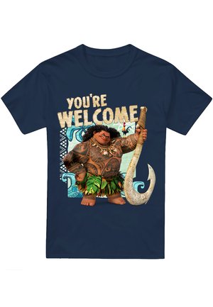 MOANA MAUI YOU'RE WELCOME - Print T-shirt - dark blue