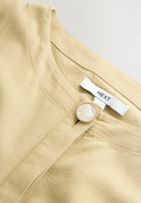 Next SLEEVELESS BUTTON DOWN WAISTED - Maxi šaty - stone
