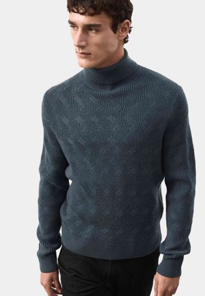 ROLL NECK  - Stickad tröja - dark ink